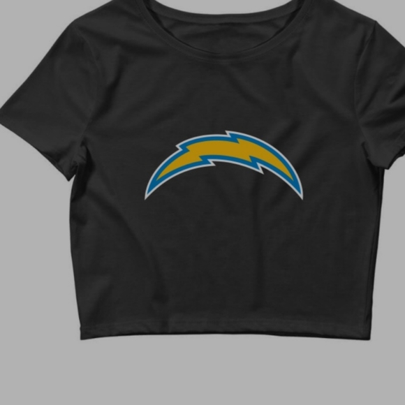 Foco Los Angeles Chargers Crop Top - Picture 1 of 7